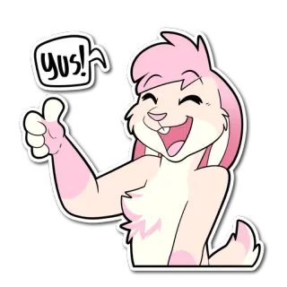 👍 yus! whatsapp sticker