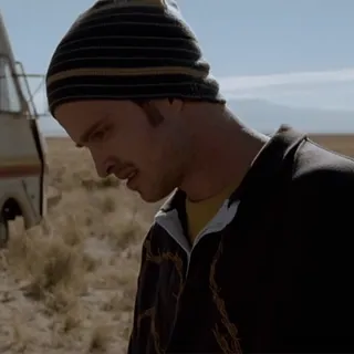 🚬 Jesse Pinkman Breaking Bad jesse pinkman, breaking bad, aaron paul, reaction, desert, tv series, actor, drama telegram sticker