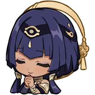 🙏 Chibi, Anime, Niedlich, Charakter, Illustration, Kawaii whatsapp sticker