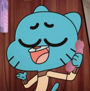 ❤️ Gumball Watterson The Amazing World of Gumball Cartoon, Katze, Gumball, Handy, animiert, Die fantastische Welt von Gumball whatsapp sticker
