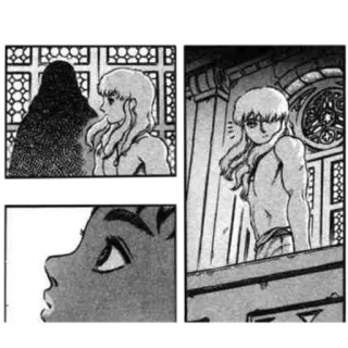 😳 Griffith Berserk Anime, Manga, Fantasy, Berserk, Griffith telegram sticker