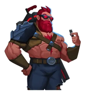 👍 personagem, jogo, soldado, arma telegram sticker