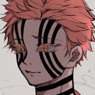 😕 Akaza Demon Slayer Аниме, Клинок рассекающий демонов, Аказа, Демон, Персонаж, Манга telegram sticker