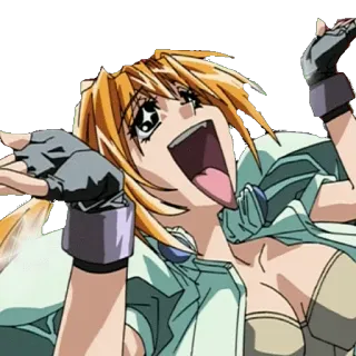 😃 Anime, Manga, Nhân vật, Tóc vàng telegram sticker