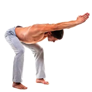 😄 yoga, stretch, exercise, fitness, man, pose telegram sticker