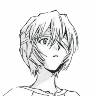 📓 Rei Ayanami Neon Genesis Evangelion Anime, Manga, Rei Ayanami, Evangelion, Charakter, Verbände whatsapp sticker