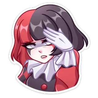 🙈 Harley Quinn harley quinn, dc comics, karakter komik, stiker, karakter wanita, facepalm, kekecewaan telegram sticker