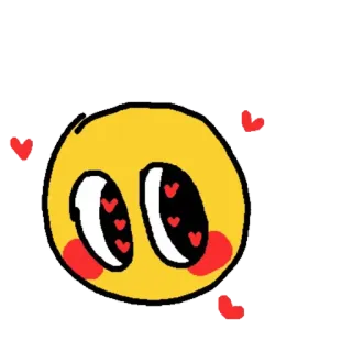 😳 Emoji, Corações, Amor, Afeição, Fofo telegram sticker