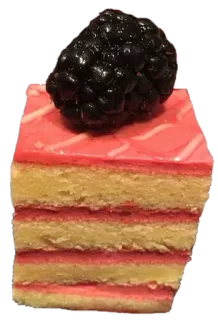 🍰 cake, dessert, food, pastry, blackberry, sweet telegram sticker