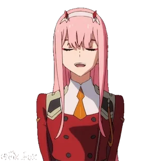 😃 Zero Two Darling in the Franxx telegram sticker