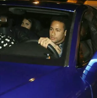 😐 Neymar Футболист, Спорт, Знаменитость, Спортсмен, Машина telegram sticker