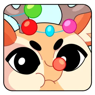 😠 dier, kat, schattig, kawaii, kerst, feestdagen, feestelijk telegram sticker