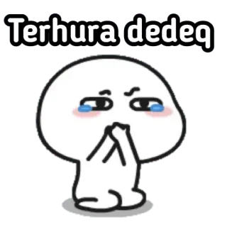 ✨ 7a343011 Terhura dedeq pleurer, triste, dessin animé, mignon telegram sticker