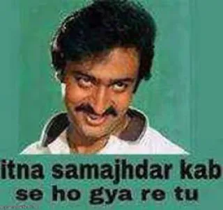 👹 80a67b34 itna samajhdar kab se ho gya re tu whatsapp sticker