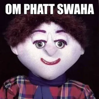 🌚 d281e123 OM PHATT SWAHA whatsapp sticker