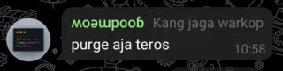 😡 112570b6 Kang jaga warkop purge aja teros telegram sticker