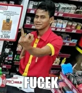 😡 2a33f1dd FUCEK dedo corazón, ofensivo, gesto, grosero telegram sticker