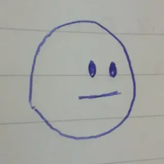 😕 aff8563a cara, simple, dibujo, boceto telegram sticker