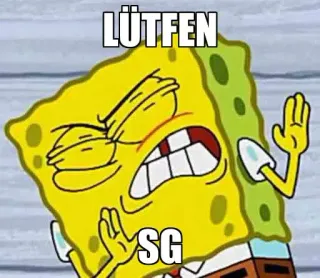 🤔 5df3248b SpongeBob LÜTFEN SG spons, menangis, tolong, kartun telegram sticker