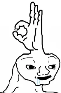 🤔 b0d72654 Meme, Internet, OK, Lelucon, Ofensif telegram sticker