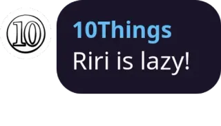 🥱 59d23f83 10Things
Riri is lazy! daftar, malas, 10, hal telegram sticker