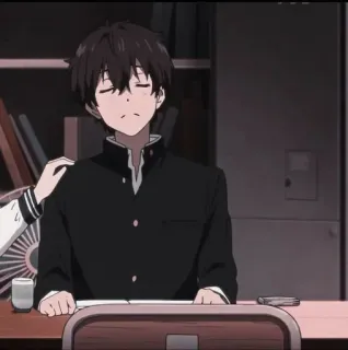 🎐 e81ccc26 动漫, 学校, 学生, 制服 telegram sticker