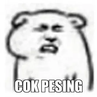 🤔 8e537519 COK PESING whatsapp sticker