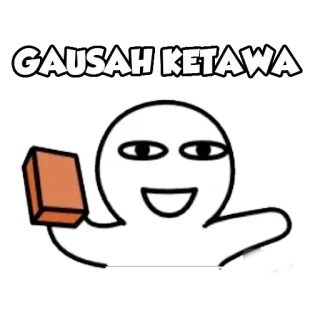 😡 e2138bb0 GAUSAH KETAWA whatsapp sticker