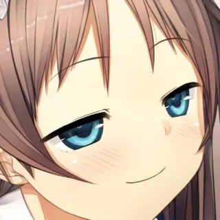 😏 6d85b48a anime, zarozumiały, dziewczyna, wyraz twarzy, twarz, słodki telegram sticker