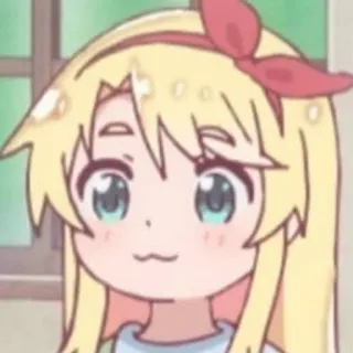 🤔 fe06ed7d Anime, Urocze, Dziewczyna, Kawaii, Kreskówka telegram sticker