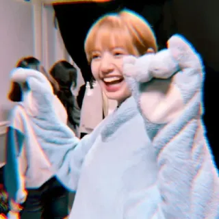 😂 3473bc06 улыбка, женщина, счастливый, радость, кролик, костюм telegram sticker