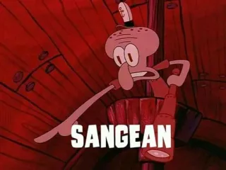 😱 09b30a02 Squidward Tentacles Spongebob Squarepants SANGEAN octo, spongebob, cartoon, boos telegram sticker