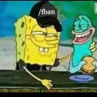 😋 a7a1f468 Spongebob /fban Cartoon, Spongebob, Meme, Grappig telegram sticker