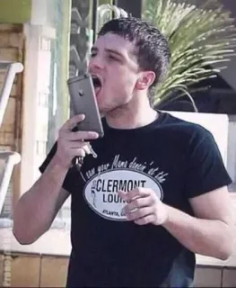 😋 e312363c I saw your mom downtown at the CLERMONT LOUNGE ATLANTA, GEORGIA Clermont Lounge, Atlanta, Georgia, Moeder, Binnenstad telegram sticker