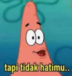 😞 06814ad6 Patrick Star Spongebob Squarepants tapi tidak hatimu.. patrick, spongebob, cartoon, meme, confused, starfish telegram sticker