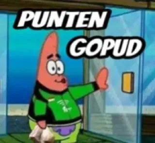 ➖ 21972c2a Patrick Star PUNTEN GOPUD spongebob, patrick, cartoon, door, knock telegram sticker