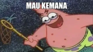➖ c42833ae Patrick Star Spongebob Squarepants MAU KEMANA cartoon, patrick, star, spongebob, net, fishing telegram sticker