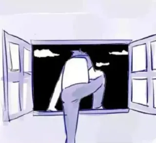 🙂 d7b3142e окно, побег, ночь, уход, вход telegram sticker