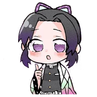 🦋 c1f3f257 Shinobu Kocho Demon Slayer Anime, Demon Slayer, Shinobu, Kocho, Manga, Chibi telegram sticker