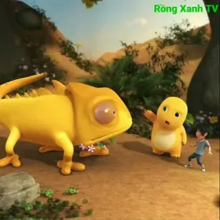 🦖 cd4c5ca9 กิ้งก่า, แอนิเมชัน, การ์ตูน, ธรรมชาติ, สัตว์ telegram sticker