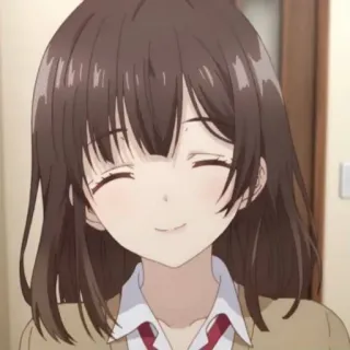 🥰 a5561555 Anime, Ragazza, Felice, Sorriso, Uniforme scolastica telegram sticker