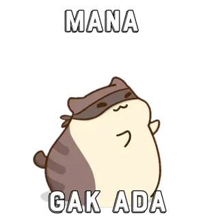 🙂 e736f6ad MANA

 GAK ADA chat, animal, dessin animé, mignon, ninja telegram sticker