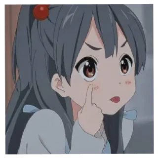 🤪 637a9fa3 anime, meisje, schattig, personage, cartoon telegram sticker