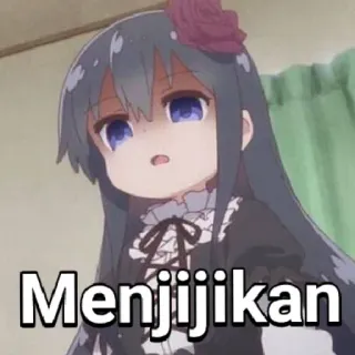 🤢 d9b3b989 Menjijikan anime, meisje, walging, geïrriteerd telegram sticker