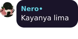💜 7a06b2d3 Nero
Kayanya lima telegram sticker
