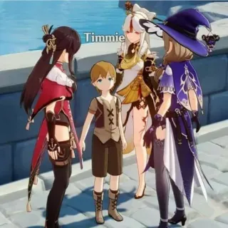 😱 7aebd0e0 Timmie Trò chơi điện tử, Genshin Impact, Con trai, Anime telegram sticker