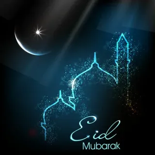 🌙 cb6c4059 Eid Mubarak islam, muslim, eid, mubarak, celebration, religious, moon, mosque telegram sticker