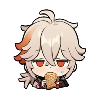 🥐 8239ceaf Kaedehara Kazuha Genshin Impact Anime, Jogo, Kazuha, Genshin, Chibi telegram sticker