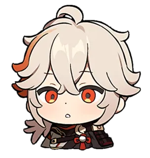 😳 dc6f6f44 Kaedehara Kazuha Genshin Impact Anime, Video game, Personagem, Genshin Impact, Kazuha telegram sticker