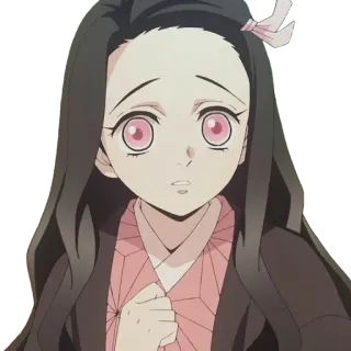 😳 fa2957fa Nezuko Kamado Demon Slayer 动漫, 祢豆子, 鬼, 可爱, 灶门 telegram sticker